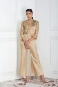 Home Net Paat Appliqué Ruche Top Set