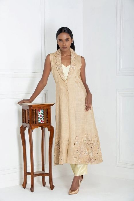 Muga Trench Coat Set