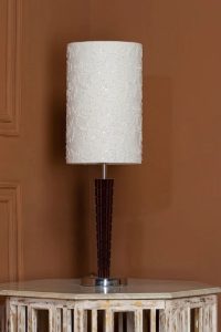 Hand Embroidered Lampshades in Eri Silk