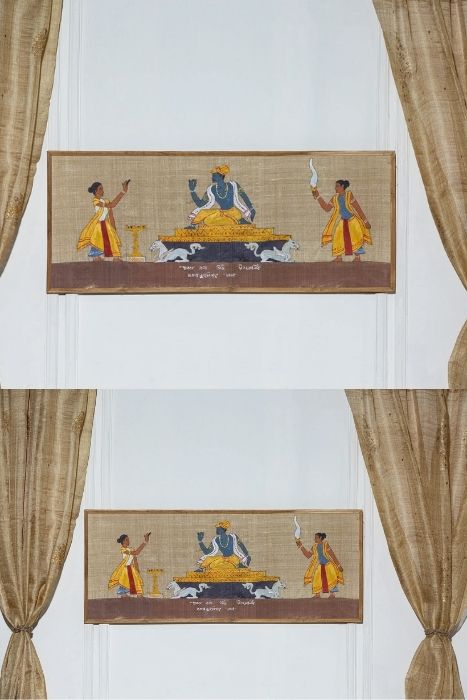 Collection on Upanishads on Muga Silk