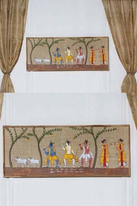 Collection on Upanishads on Muga Silk