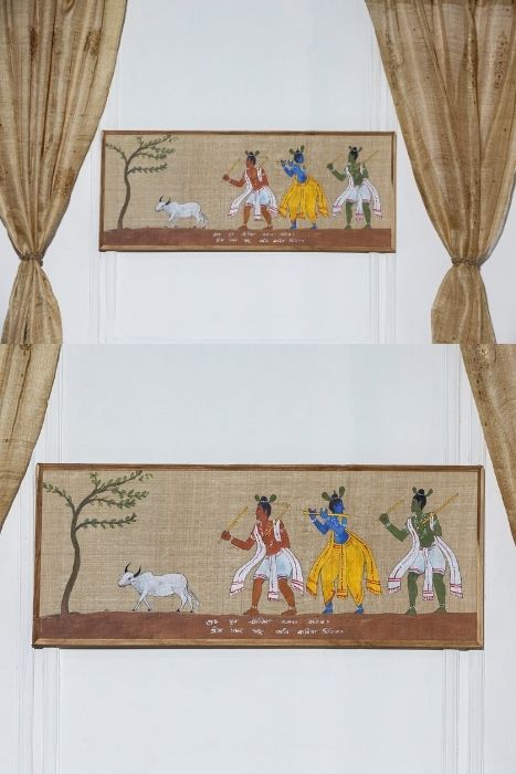 Collection on Upanishads on Muga Silk