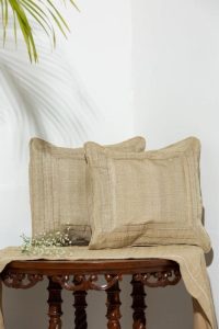 Zari All Over Cushion With Rope Border (set of 2)