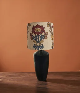 Eri Lampshade with Kalamkari Art