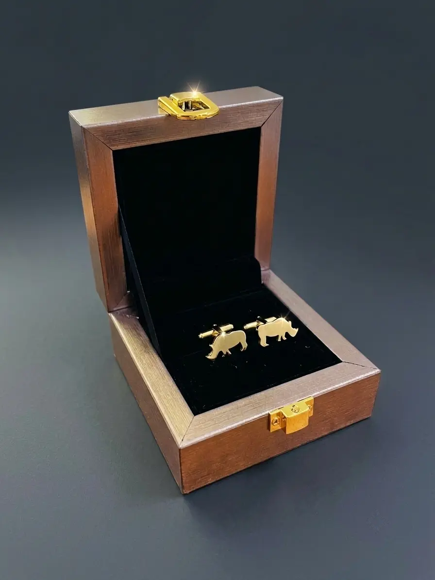 Rhino cufflink Rhino cufflink